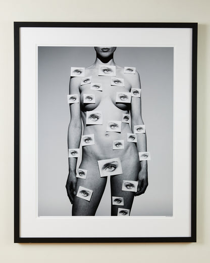 All Eyes On You - 24x30" - Framed
