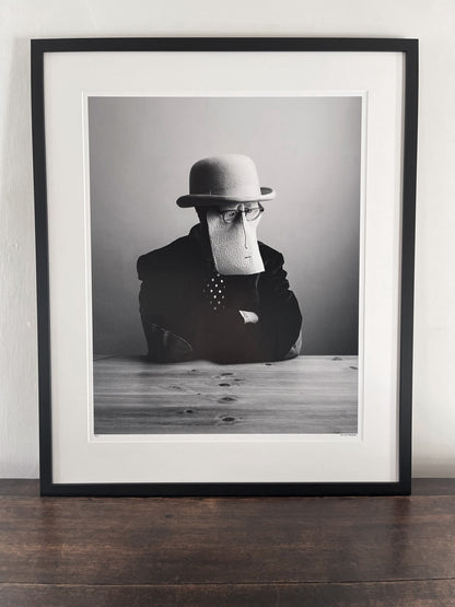 Paper Face - 20x25" - Framed