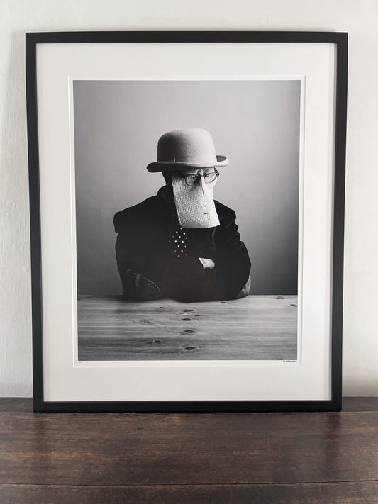 Paper Face - 20x25" - Framed
